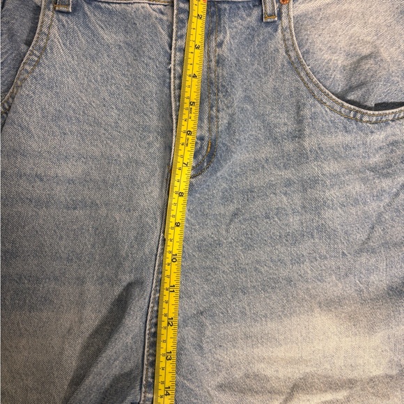 S.O.N.G. Light Wash Cropped Wide Leg Jeans 17/33 | 100% Cotton - Picture 6 of 9